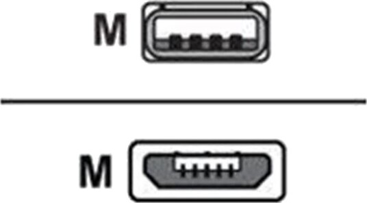 Zebra USB-A til Micro-USB-B-kabel 1,8 m P1063406-045 Zebra USB-A til Micro-USB-B-kabel 1,8 m P1063406-045