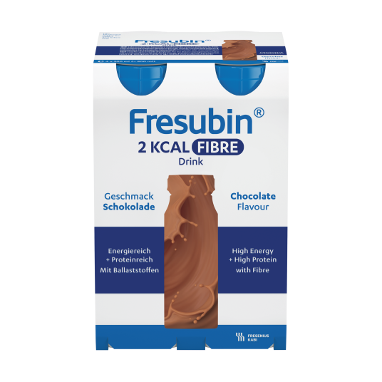 Fresubin 2 kcal Fibre Drink Sjokolade 4x200 ml Fresubin 2 kcal Fibre Drink Sjokolade 4x200 ml
