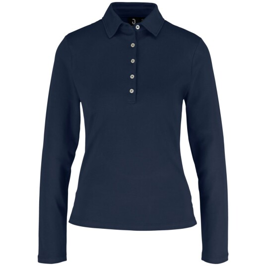 JOBELINE Pique dame Malme lang arm; Størrelse M; Navy