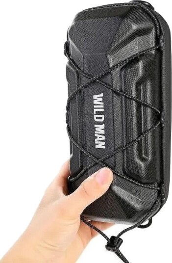 Styreveske WILDMAN XT17 med glidelås 2 L svart