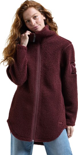 Didriksons Fleecejakke Umi Full zip Rød Didriksons Fleecejakke Umi Full zip Rød