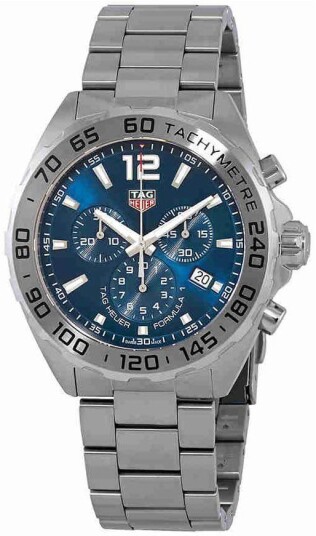 TAG Heuer Herreklokke CAZ101K.BA0842 Formula 1 Blå/Stål Ø43 mm TAG Heuer Herreklokke CAZ101K.BA0842 Formula 1 Blå/Stål Ø43 mm