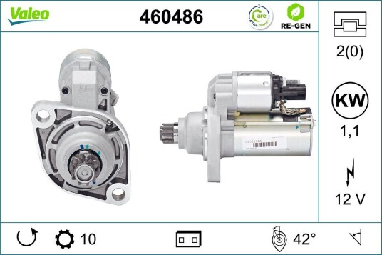 Starter VALEO 460486