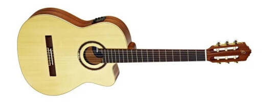 Ortega Guitars Ortega Rce138sn Klassisk Gitar 4/4 Med Mik, Slim Neck Ortega Guitars Ortega Rce138sn Klassisk Gitar 4/4 Med Mik, Slim Neck