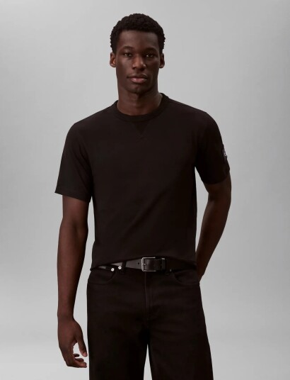 Calvin Klein Jeans Badge Regular Tee Black M