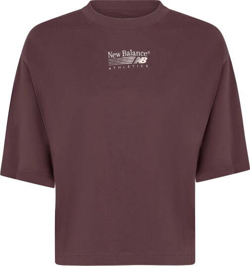 New Balance Trackside Relaxed T Shirt CHERRY LEATHER L New Balance Trackside Relaxed T Shirt CHERRY LEATHER L