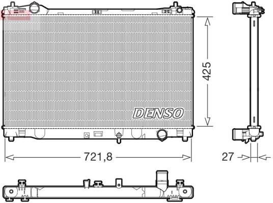 Radiator DENSO DRM50153