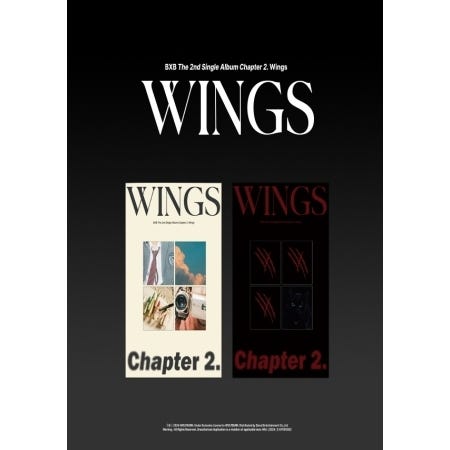 BXB  Wings  Chapter 2  incl. 60pg Booklet, 2 Photocards, Letter + Ticket  CD