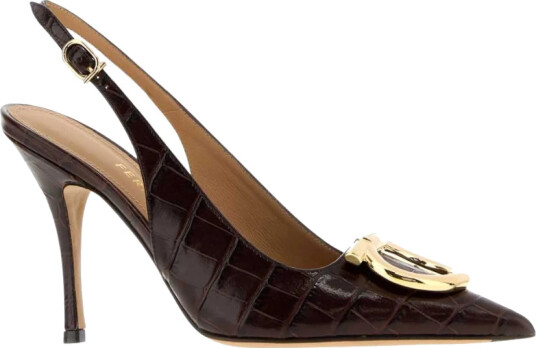 Ferragamo Dame Sko Brun 36 1/2 EU, Ferragamo Dame Sko Brun 36 1/2 EU,