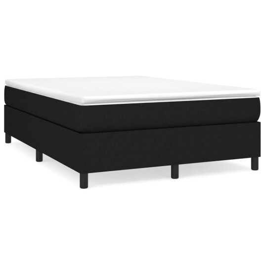  Boxspring sengeramme svart 135x190 cm Double stoff