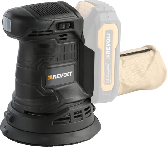 Revolt Eksentersliper Vortex 18v Uten batteri
