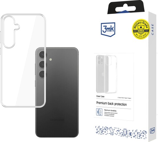 3Mk Gjennomsiktig Mobildeksel til Samsung Galaxy S25 3Mk Gjennomsiktig Mobildeksel til Samsung Galaxy S25