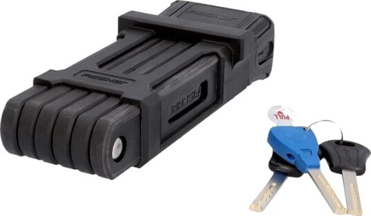 Fischer Sammenleggbart Sykkellås Protec Plus+ Fk85, Lengde 850 Mm, Ekstremt Motstandsdyktig Kvalitetsstål, Høy Sikkerhet - 1 Stk (85926) Fischer Sammenleggbart Sykkellås Protec Plus+ Fk85, Lengde 850 Mm, Ekstremt Motstandsdyktig Kvalitetsstål, Høy Sikkerhet - 1 Stk (85926)