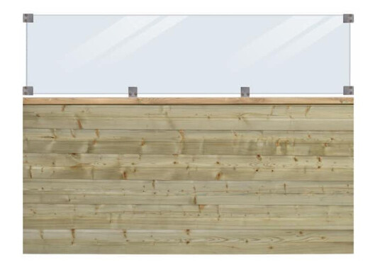 Levegg PLUS Plank med Glass 174 x 125 cm Levegg PLUS Plank med Glass 174 x 125 cm