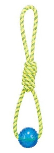 Trixie Playing Rope With Ball 6 40 cm Yellow/Green