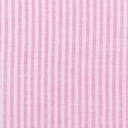 Balsløw Lin/Bomull Jersey Striper Stoff 150cm 2217 Rosa 50cm