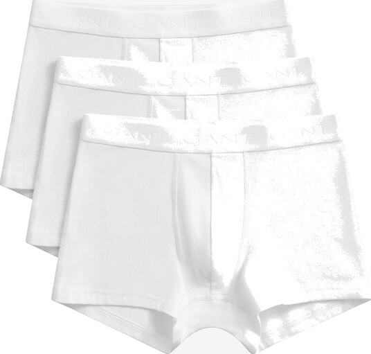 Gant Trunk 3 Pack Tonal Waistband Hvit
