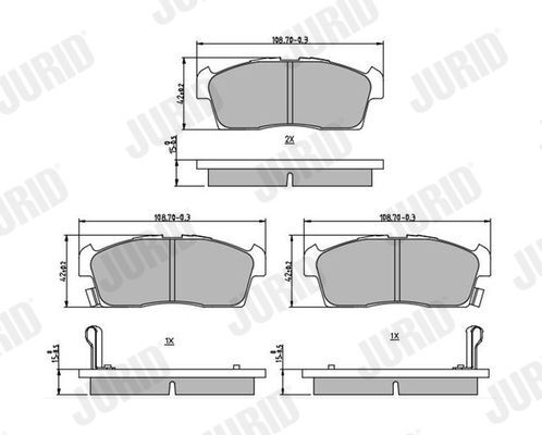 Bremseklosser JURID 572611J Bremseklosser JURID 572611J