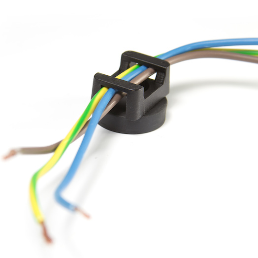 SuperMagneter Kabelholder Med Gummimagnet Ø 22 Mm   Sterk Magnetholder