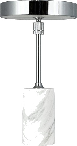 Dyberg Larsen Starlight Bordlampe Krom/ Hvit Marmor Dyberg Larsen Starlight Bordlampe Krom/ Hvit Marmor
