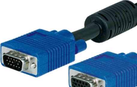 Tecline VGA Kabel 10m VGA D Sub/VGA D Sub Hann/Hunkjønn Svart