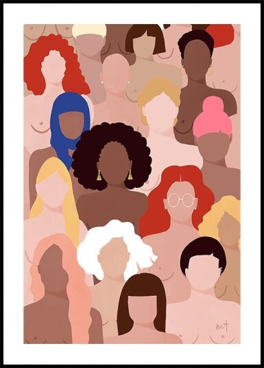 Who run the world Poster Plakat / 30x40cm Who run the world Poster Plakat / 30x40cm
