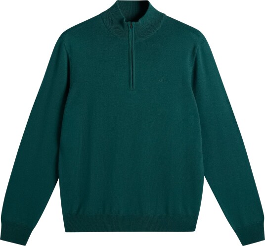 J. Lindeberg Kiyan Quarter Zip Sweater Green S