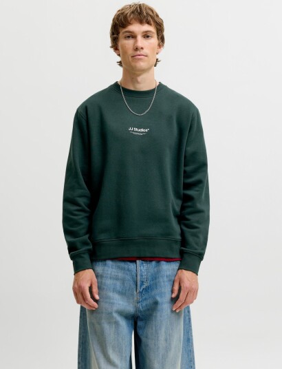 Jack & Jones Jjesoho Sweat Crew Neck Noos Green S