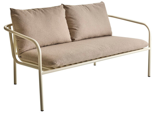 Brafab Bendt 2 seters sofa Perlehvit/teddybeige Hvit Brafab Bendt 2 seters sofa Perlehvit/teddybeige Hvit