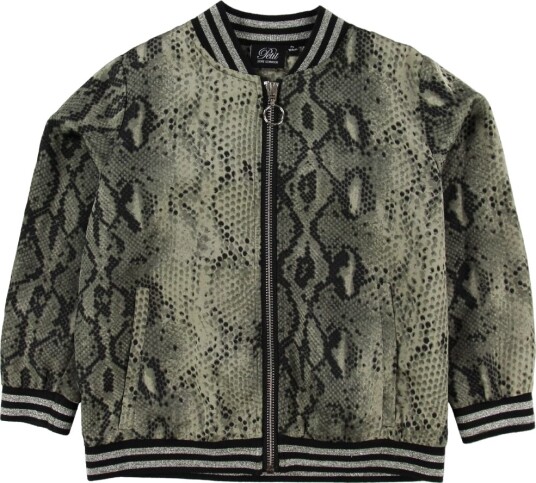 Petit by Sofie Schnoor Cardigan Snake 3 Falmet Green Sofie Schnoor 8 år 128 Cardigan Grønn