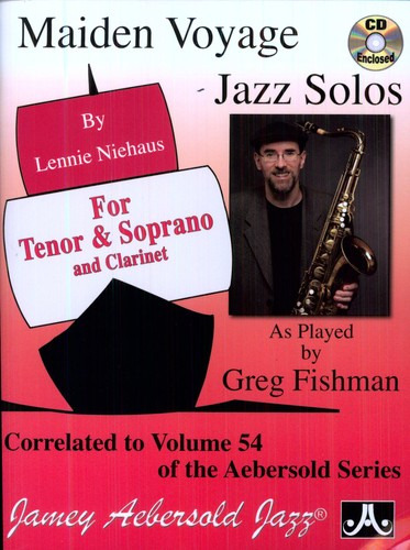 Lennie Niehaus Vol. 54 Maiden Voyage Tenor Sax Solos CD