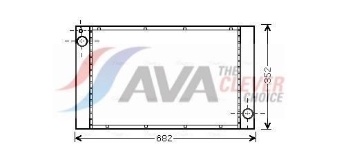 Radiator AVA Clever Choice BWA2333
