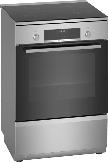 Bosch komfyr HLS59E050U rustfritt stål Bosch komfyr HLS59E050U rustfritt stål