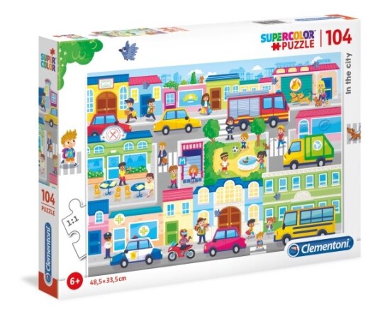 Clementoni In The City 104 Stykker By 6 Ã…r Clementoni In The City 104 Stykker By 6 Ã…r