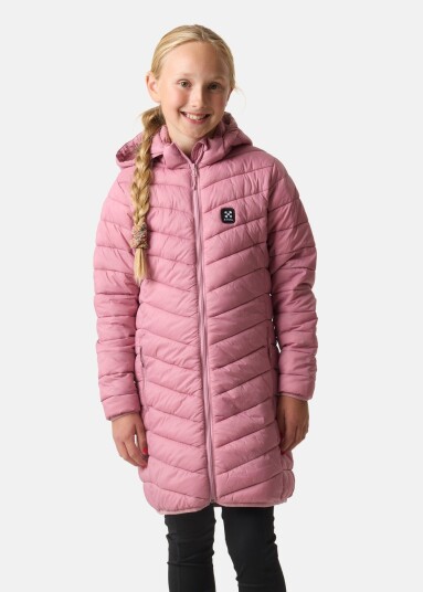 X Trail Colorado Lightweight Hooded Coat Jr Dusty Rose 170 Jakker