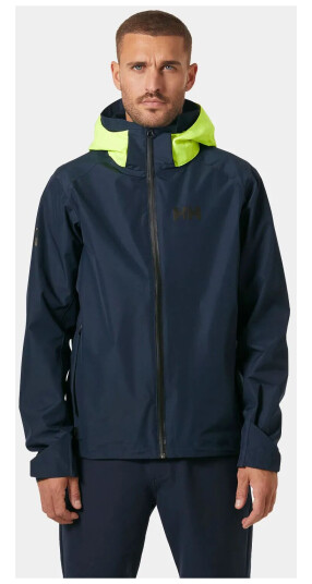 Helly Hansen Men’s Inshore Cup Sailing Jacket Marineblå Grå M Helly Hansen Men’s Inshore Cup Sailing Jacket Marineblå Grå M