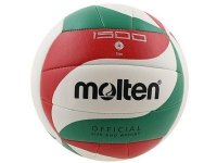 Molten V4M1500, Grønn, Rød, Hvit, Lær, Syntetisk, 18-panel ball, Inne & Ute, Mønster, Unisex Molten V4M1500, Grønn, Rød, Hvit, Lær, Syntetisk, 18-panel ball, Inne & Ute, Mønster, Unisex