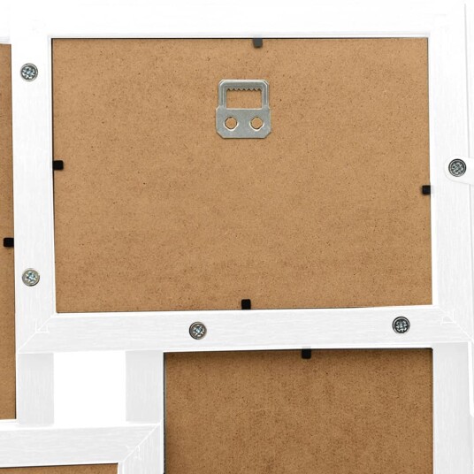 vidaXL Fotorammekollasj for 24x(13x18 cm) bilde hvit MDF vidaXL Fotorammekollasj for 24x(13x18 cm) bilde hvit MDF