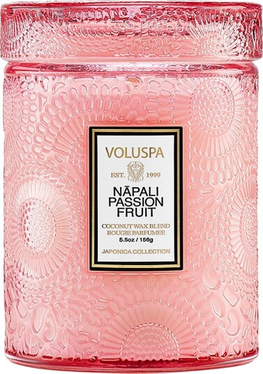 Voluspa Nãpali Passion Fruit Small Jar Candle 50H Rosa