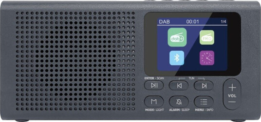 AMADEUS CAMPANA FM/DAB+ RADIO, SVART AMADEUS CAMPANA FM/DAB+ RADIO, SVART