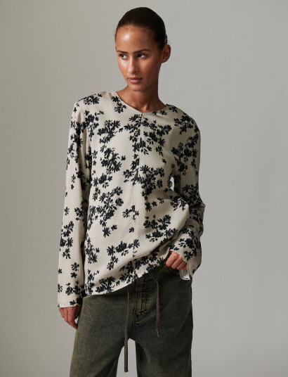 Day Birger et Mikkelsen Davies - Stretched Floral - Grey - 36 Day Birger et Mikkelsen Davies - Stretched Floral - Grey - 36