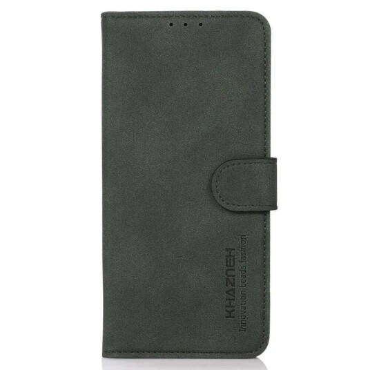 INCOVER OnePlus 12 KHAZNEH Retro Kunstskinn Flipdeksel med Lommebok - Grønn