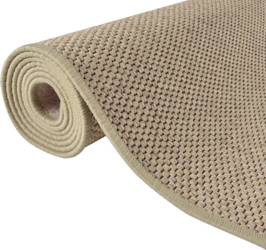 vidaXL Teppeløper sisal-utseende sand 50x200 cm