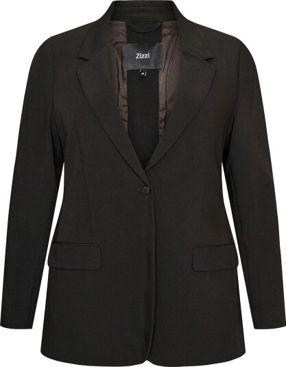 Zizzi   Blazer Mnanah L/S Blazer   Svart