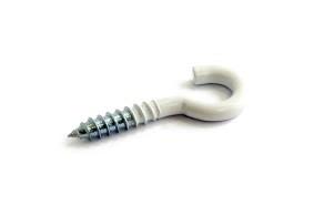 Habo 90746 Lampekrok Hvit 5 pakning 65mm Innfesting