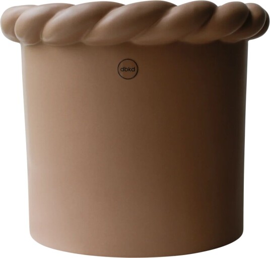 DBKD Twine krukke Ø22 cm Nougat DBKD Twine krukke Ø22 cm Nougat