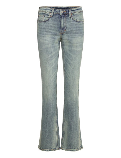 Weekday Tension Mid Rise Slim Bootcut Leg Jeans - Blue - 32 x 34