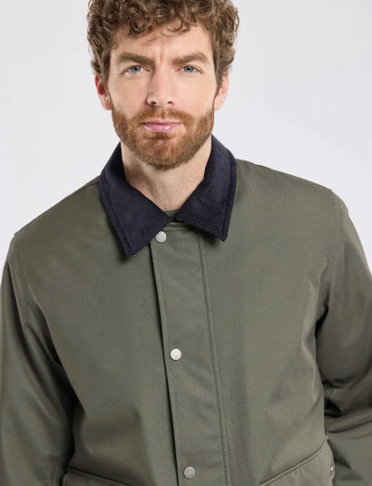 Armor Lux Quilted Jacket - Green - L