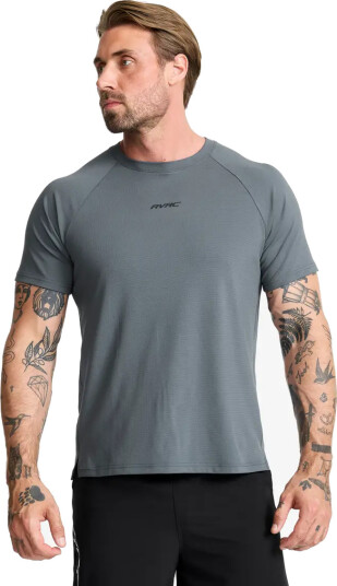 RevolutionRace Pulse Running T shirt Herre Turbulence Blue Størrelse:3XL Herre > Overdeler > T skjorter
