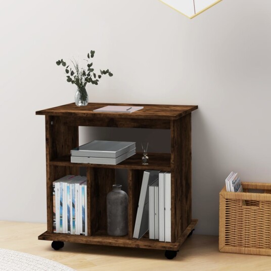  Rulleskap røkt eik 60x45x60 cm konstruert tre